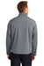 Port Authority J790/TLJ790 Mens Glacier Wind & Water Resistant Full Zip Jacket Smoke Grey/Chrome Grey Model Back