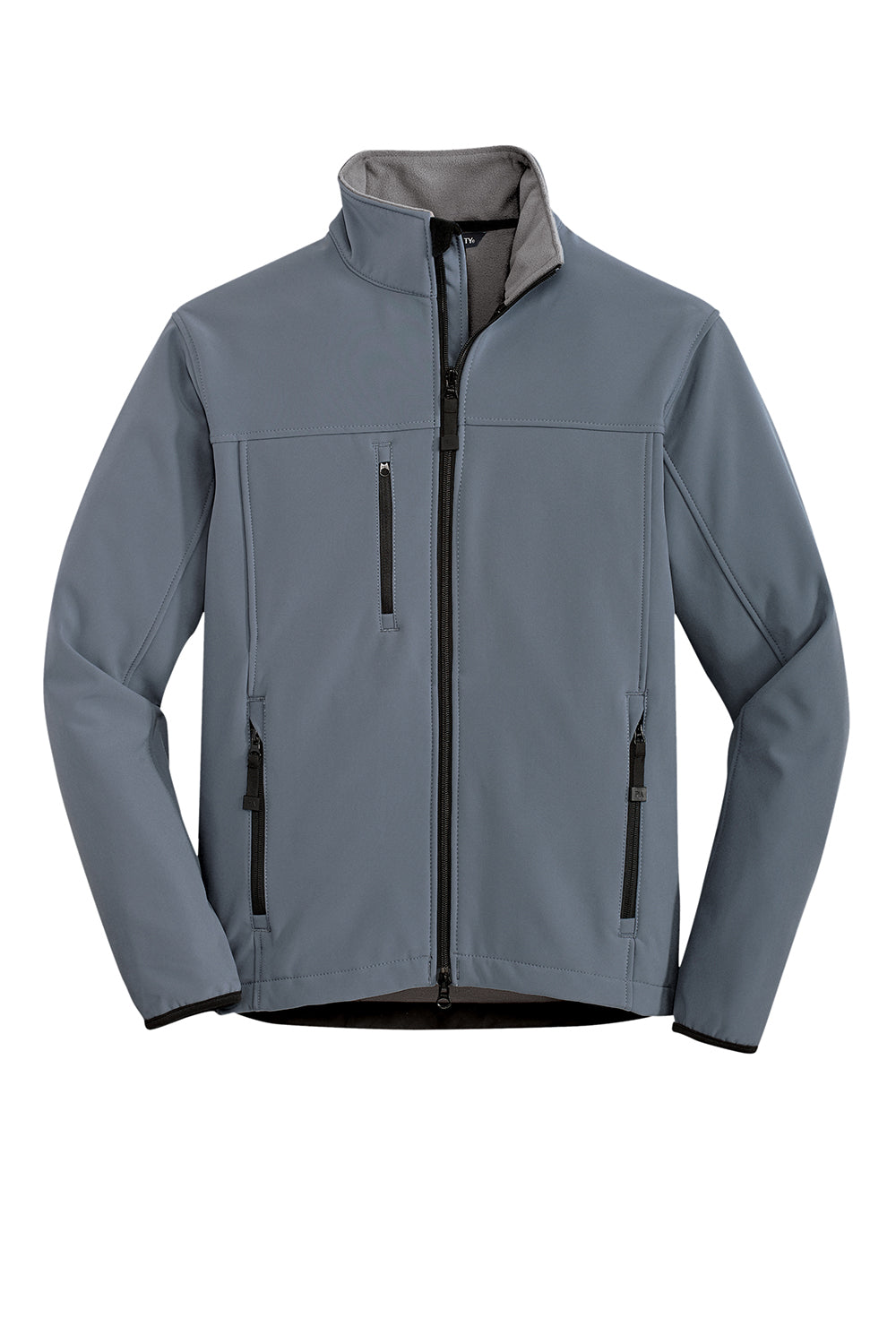 Port Authority J790/TLJ790 Mens Glacier Wind & Water Resistant Full Zip Jacket Atlantic Blue/Chrome Flat Front