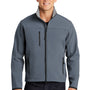 Port Authority Mens Glacier Wind & Water Resistant Full Zip Jacket - Atlantic Blue/Chrome