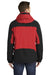 Port Authority J792/TLJ792 Mens Nootka Waterproof Full Zip Hooded Jacket Engine Red/Black Model Back