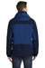 Port Authority J792/TLJ792 Mens Nootka Waterproof Full Zip Hooded Jacket Regatta Blue/Navy Blue Model Back