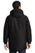 Port Authority J799 Mens Waterproof Full Zip Hooded Jacket Black Model Back