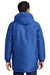 Port Authority J799 Mens Waterproof Full Zip Hooded Jacket Royal Blue Model Back