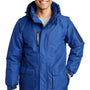 Port Authority Mens Waterproof Full Zip Hooded Jacket - Royal Blue