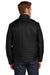 Port Authority J850 Mens Water Resistant Packable Puffy Full Zip Jacket Deep Black Model Back