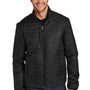 Port Authority Mens Water Resistant Packable Puffy Full Zip Jacket - Deep Black