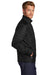 Port Authority J850 Mens Water Resistant Packable Puffy Full Zip Jacket Deep Black Model Side