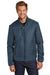 Port Authority J850 Mens Water Resistant Packable Puffy Full Zip Jacket Regatta Blue/River Navy Blue Model Front