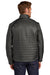 Port Authority J850 Mens Water Resistant Packable Puffy Full Zip Jacket Sterling Grey/Graphite Grey Model Back