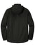 Port Authority J900 Mens Collective Waterproof Full Zip Hooded Jacket Deep Black Flat Back