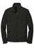 Port Authority J901 Mens Collective Wind & Water Resistant Full Zip Jacket Deep Black Flat Front