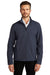 Port Authority J901 Mens Collective Wind & Water Resistant Full Zip Jacket River Navy Blue Model Front