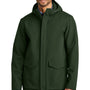 Port Authority Mens Collective Water Resistant Full Zip Hooded Parka - Dark Olive Green