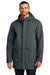 Port Authority J919 Mens Collective Water Resistant Full Zip Hooded Parka Graphite Grey Model Front