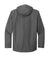 Port Authority J920 Mens Collective Tech Full Zip Outer Shell Hooded Jacket Graphite Grey Flat Back