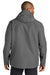 Port Authority J920 Mens Collective Tech Full Zip Outer Shell Hooded Jacket Graphite Grey Model Back