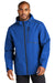 Port Authority J920 Mens Collective Tech Full Zip Outer Shell Hooded Jacket True Royal Blue Model Front