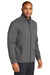 Port Authority J921 Mens Collective Tech Waterproof Full Zip Soft Shell Jacket Graphite Grey Model 3q