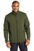 Port Authority J921 Mens Collective Tech Waterproof Full Zip Soft Shell Jacket Olive Green Model Front