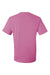 Jerzees 29M/29MR/29MT Mens Dri-Power Moisture Wicking Short Sleeve Crewneck T-Shirt Azalea Pink Flat Back