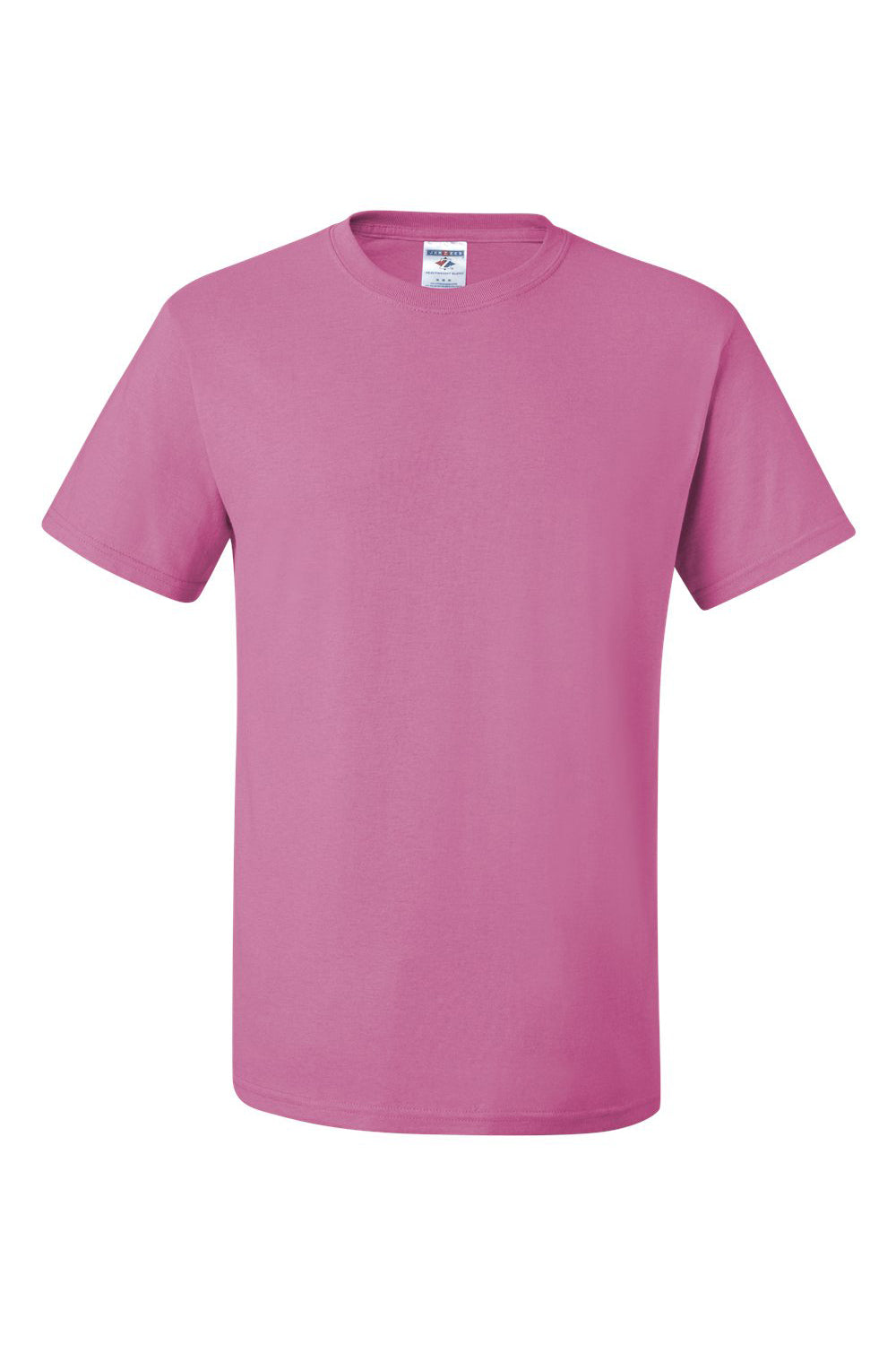 Jerzees 29M/29MR/29MT Mens Dri-Power Moisture Wicking Short Sleeve Crewneck T-Shirt Azalea Pink Flat Front