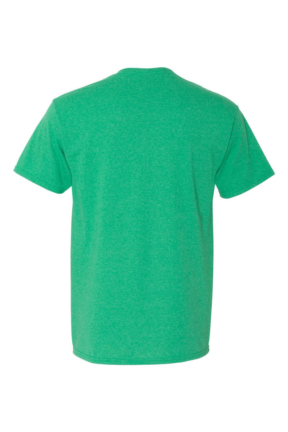 Jerzees 29M/29MR/29MT Mens Dri-Power Moisture Wicking Short Sleeve Crewneck T-Shirt Heather Irish Green Flat Back