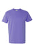 Jerzees 29M/29MR/29MT Mens Dri-Power Moisture Wicking Short Sleeve Crewneck T-Shirt Violet Flat Front