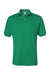 Jerzees 437M/437/437MSR Mens SpotShield Stain Resistant Short Sleeve Polo Shirt Kelly Green Flat Front