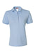 Jerzees 437W/437WR Womens SpotShield Stain Resistant Short Sleeve Polo Shirt Light Blue Flat Front