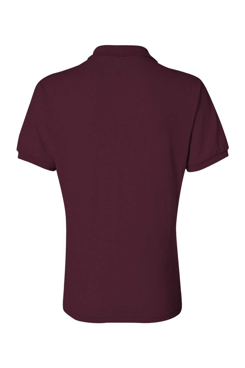 Jerzees 437W/437WR Womens SpotShield Stain Resistant Short Sleeve Polo Shirt Maroon Flat Back