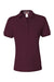 Jerzees 437W/437WR Womens SpotShield Stain Resistant Short Sleeve Polo Shirt Maroon Flat Front