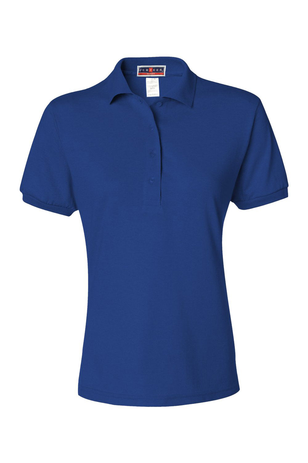 Jerzees 437W/437WR Womens SpotShield Stain Resistant Short Sleeve Polo Shirt Royal Blue Flat Front