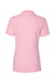 Jerzees 443WR/443W Womens Short Sleeve Polo Shirt Classic Pink Flat Back