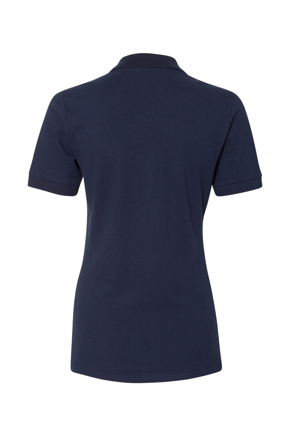 Jerzees 443WR/443W Womens Short Sleeve Polo Shirt Navy Blue Flat Back