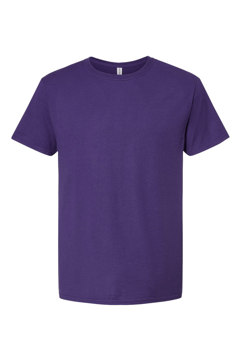 Jerzees 560MR/560M Mens Premium Blend Moisture Wicking Short Sleeve Crewneck T-Shirt Deep Purple Flat Front