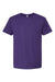 Jerzees 560MR/560M Mens Premium Blend Moisture Wicking Short Sleeve Crewneck T-Shirt Deep Purple Flat Front