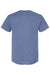 Jerzees 560MR/560M Mens Premium Blend Moisture Wicking Short Sleeve Crewneck T-Shirt Heather Denim Blue Flat Back