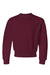 Jerzees 562B/562BR Youth NuBlend Fleece Crewneck Sweatshirt Maroon Flat Front