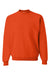 Jerzees 562M/562/562MR Mens NuBlend Fleece Crewneck Sweatshirt Burnt Orange Flat Front