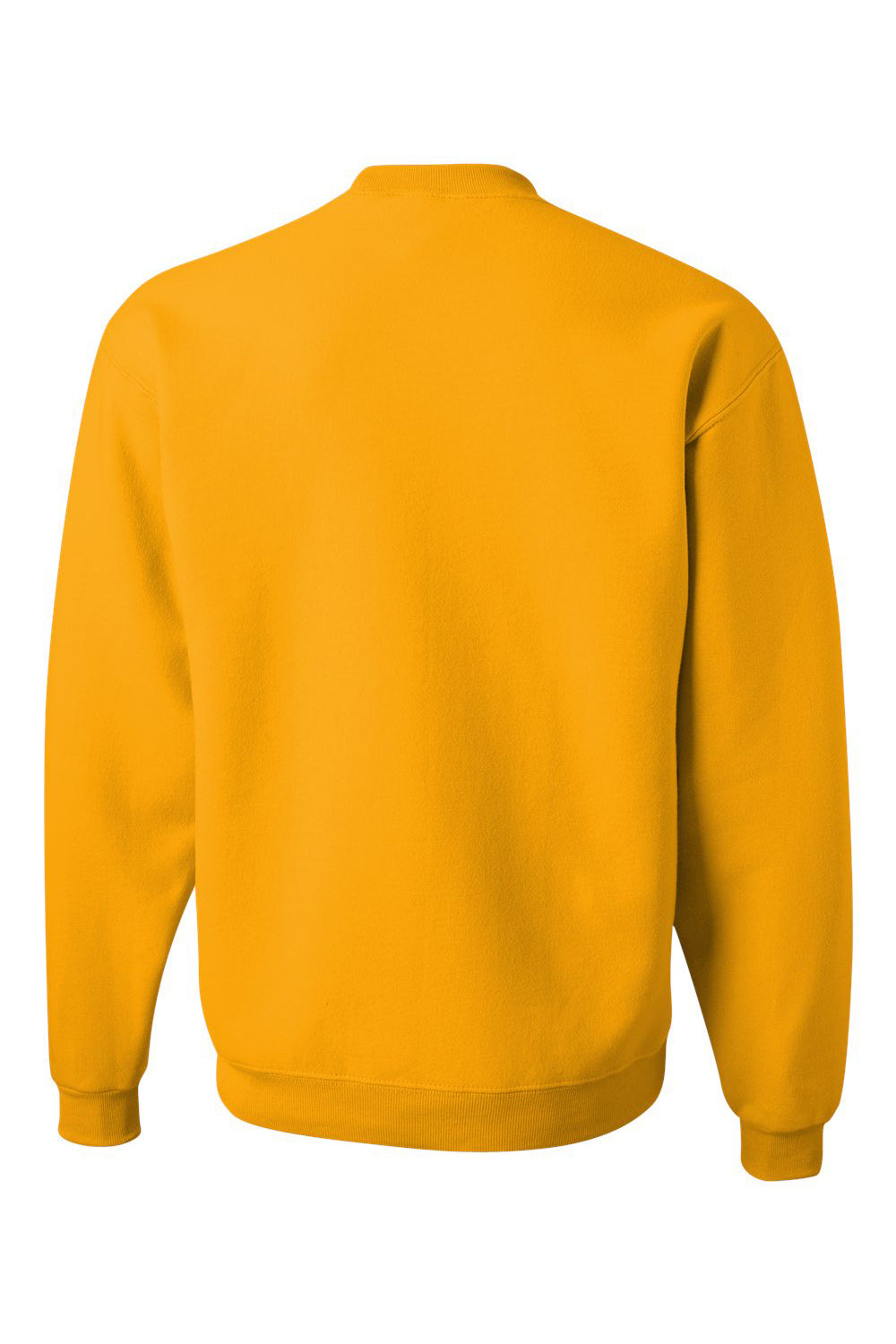 Jerzees 562M/562/562MR Mens NuBlend Fleece Crewneck Sweatshirt Gold Flat Back