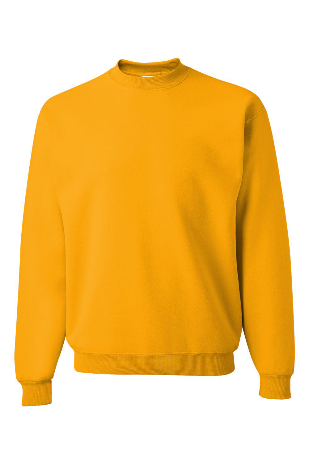 Jerzees 562M/562/562MR Mens NuBlend Fleece Crewneck Sweatshirt Gold Flat Front