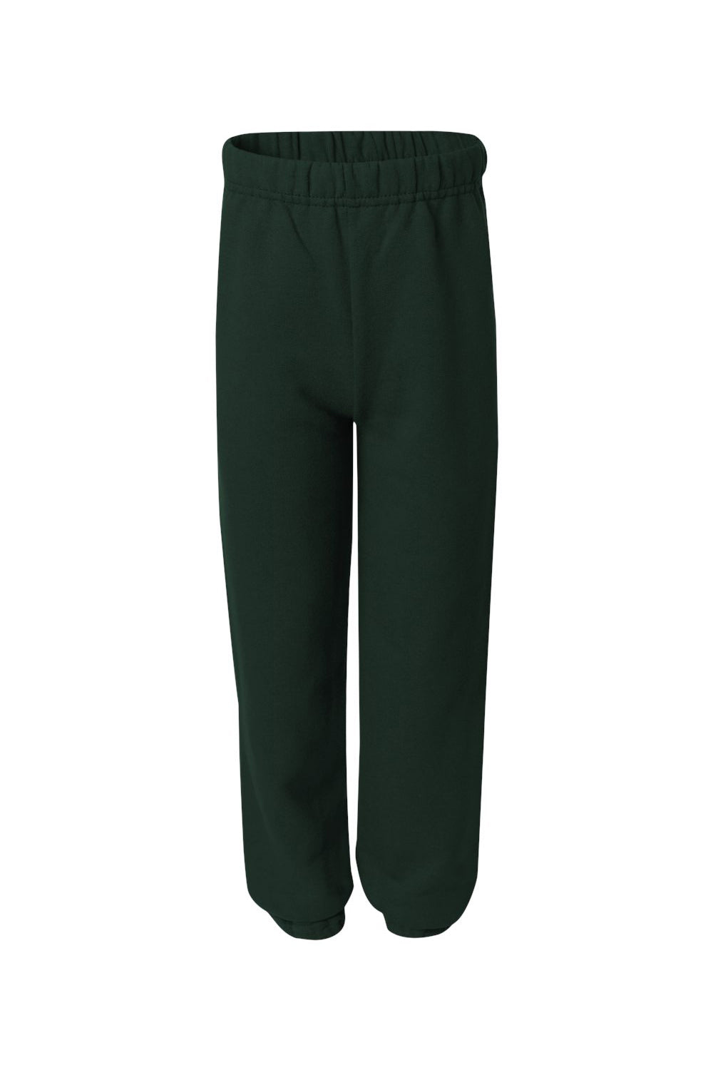 Jerzees 973B Youth NuBlend Fleece Pill Resistant Sweatpants Forest Green Flat Front