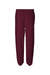 Jerzees 973M/973/973MR Mens NuBlend Pill Resistant Fleece Sweatpants Maroon Flat Back