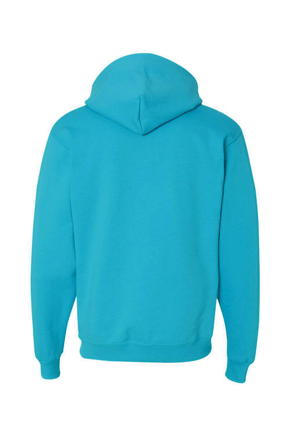 Jerzees 996M/996/996MR Mens NuBlend Pill Resistant Fleece Hooded Sweatshirt Hoodie w/ Pouch Pocket California Blue Flat Back