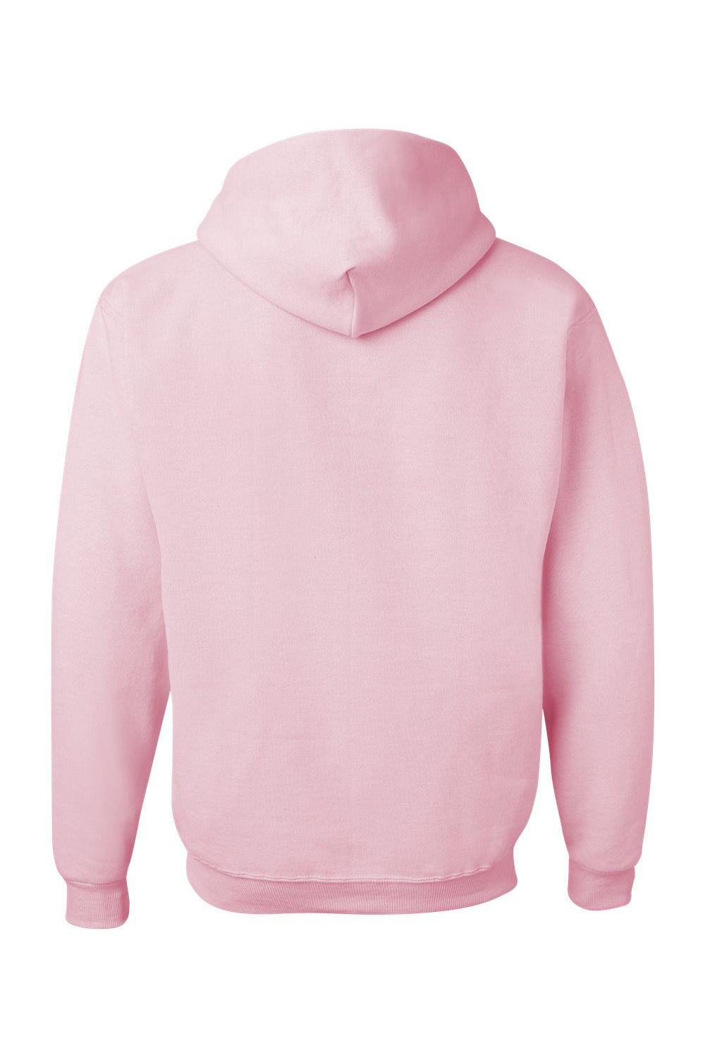 Jerzees 996M/996/996MR Mens NuBlend Pill Resistant Fleece Hooded Sweatshirt Hoodie w/ Pouch Pocket Classic Pink Flat Back