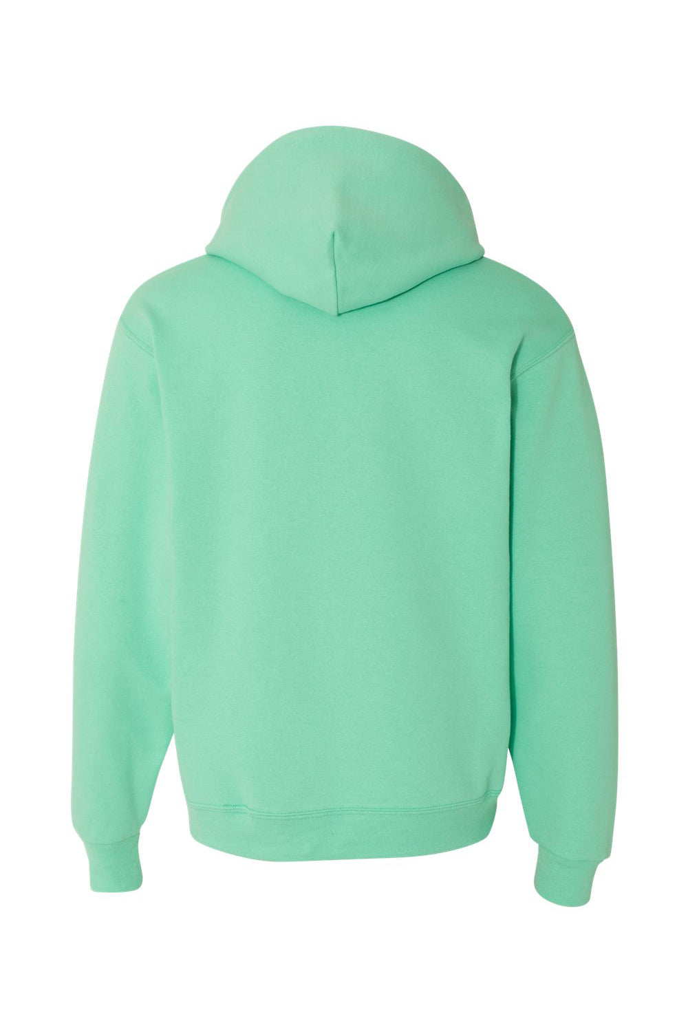 Jerzees 996M/996/996MR Mens NuBlend Pill Resistant Fleece Hooded Sweatshirt Hoodie w/ Pouch Pocket Mint Green Flat Back