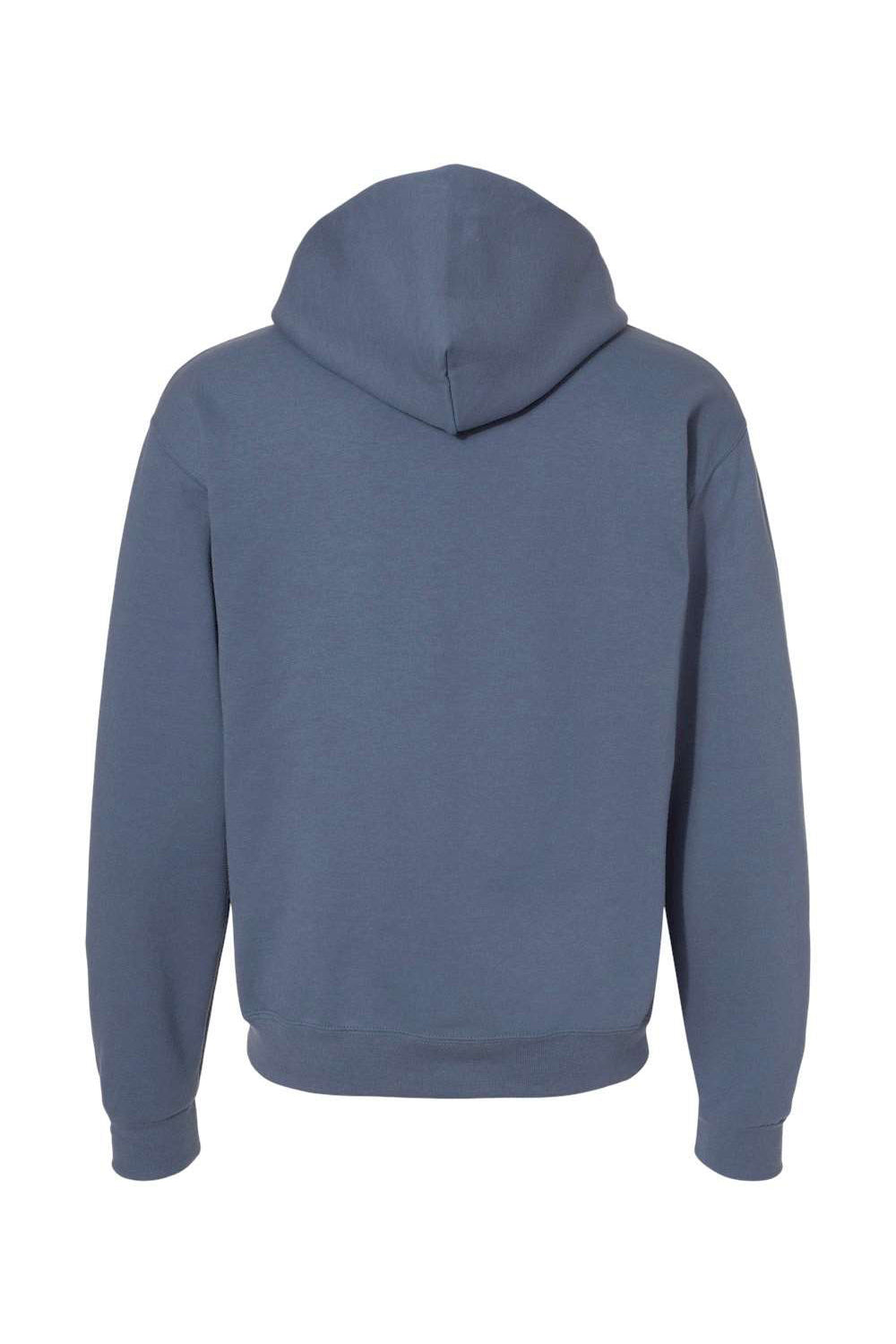 Jerzees 996M/996/996MR Mens NuBlend Pill Resistant Fleece Hooded Sweatshirt Hoodie w/ Pouch Pocket Denim Blue Flat Back