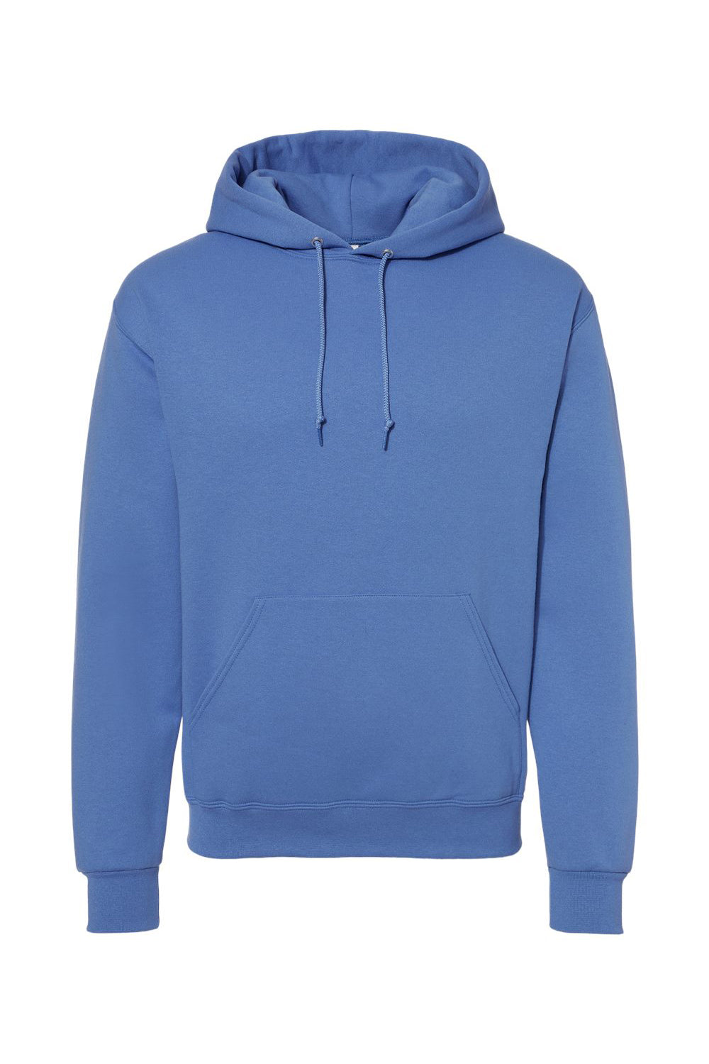 Jerzees 996M/996/996MR Mens NuBlend Pill Resistant Fleece Hooded Sweatshirt Hoodie w/ Pouch Pocket Periwinkle Blue Flat Front