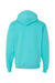 Jerzees 996M/996/996MR Mens NuBlend Pill Resistant Fleece Hooded Sweatshirt Hoodie w/ Pouch Pocket Scuba Blue Flat Back