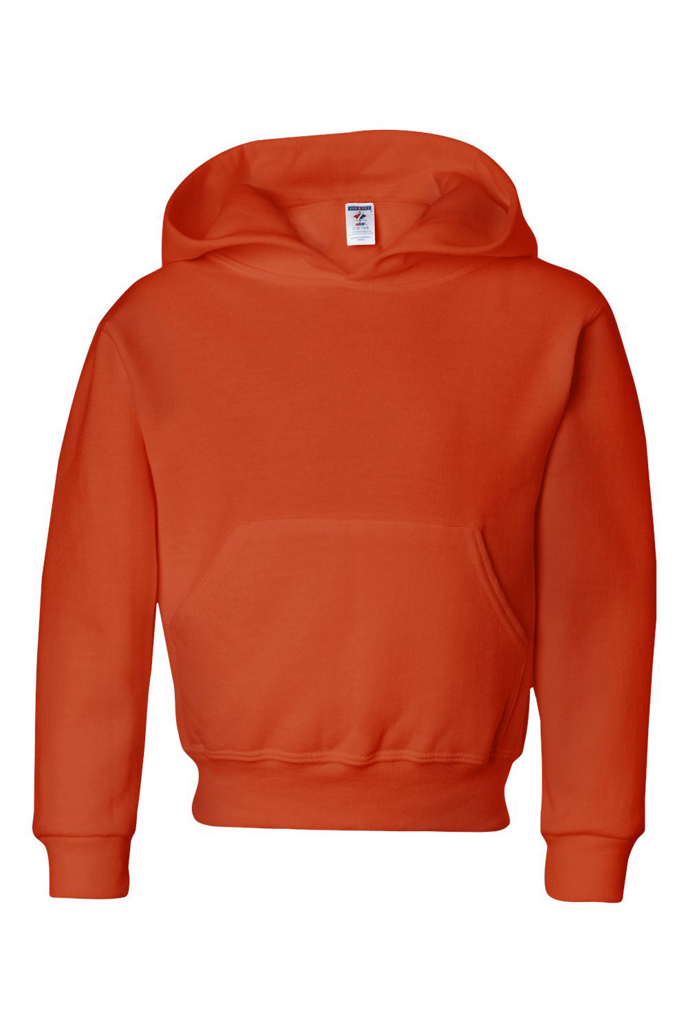 Jerzees 996Y/996YR Youth NuBlend Pill Resistant Fleece Hooded Sweatshirt Hoodie w/ Pouch Pocket Burnt Orange Flat Front